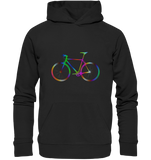 Fixie No. 2 bunt - Organic Hoodie
