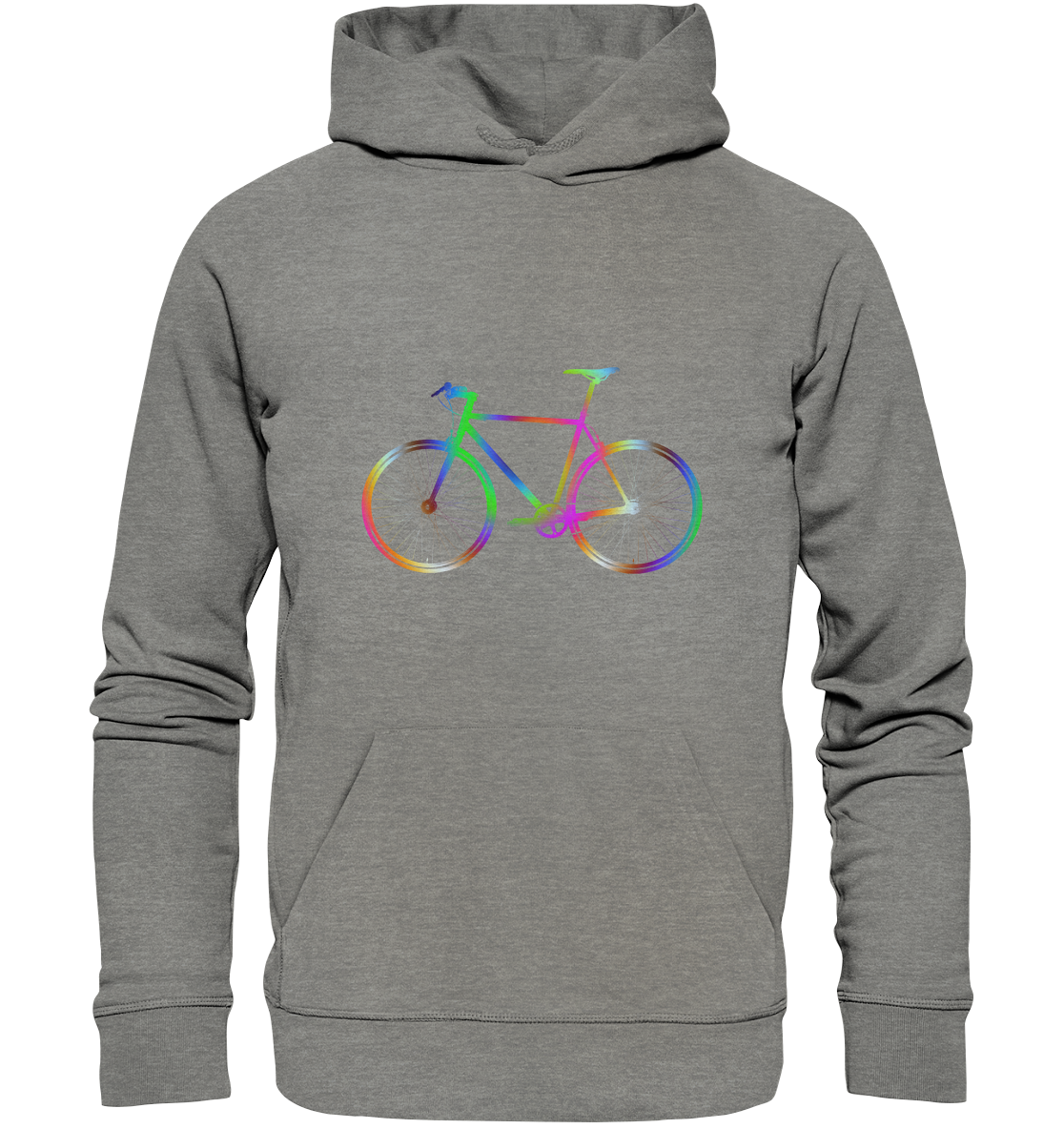 Fixie No. 2 bunt - Organic Hoodie