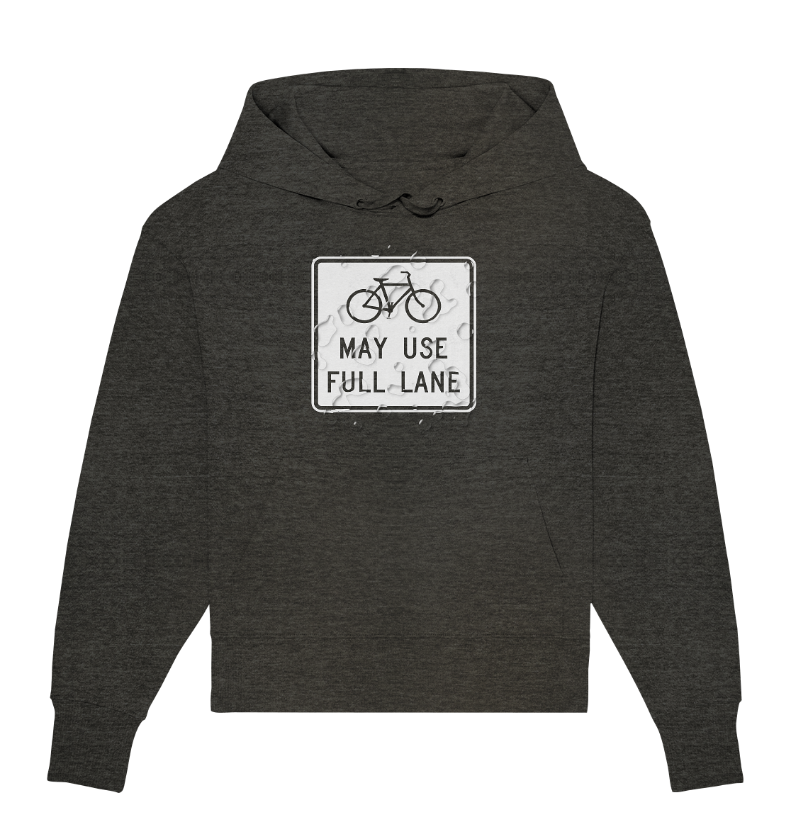 Road Sign 02 - Organic Oversize Hoodie