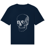 Totenkopf Weiß No.1 - Organic Relaxed Shirt, uni