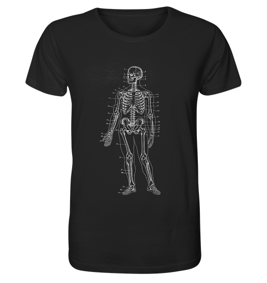 Skelett mit Zahlen - Organic Shirt