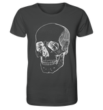 Totenkopf Weiß No.1 - Organic Shirt, uni