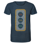 Fahrradampel 02 - Organic Shirt (meliert)