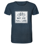 Road Sign 02 - Organic Shirt (meliert)