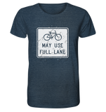 Road Sign 02 - Organic Shirt (meliert)