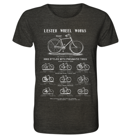 Lester Wheel Works - Organic Shirt (meliert)
