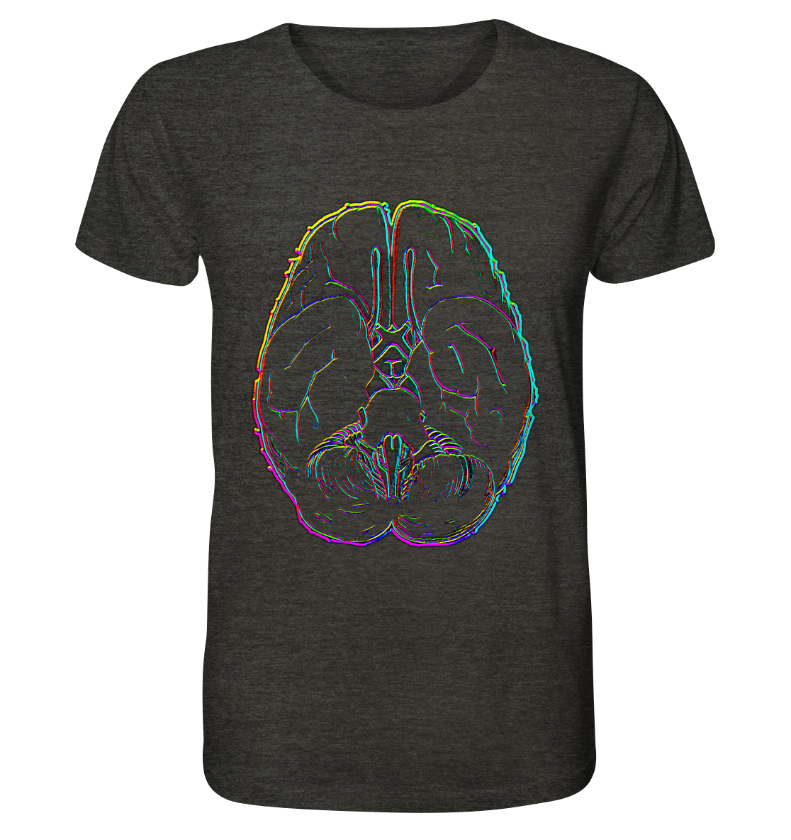 Braincolor No.2 - Organic Shirt (meliert), uni