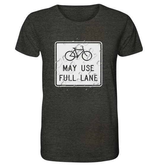 Road Sign 02 - Organic Shirt (meliert)