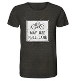 Road Sign 02 - Organic Shirt (meliert)