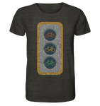 Fahrradampel 02 - Organic Shirt (meliert)