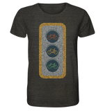 Fahrradampel 02 - Organic Shirt (meliert)