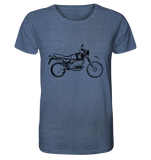 R 100 GS Black No.1 - Organic Shirt (meliert)