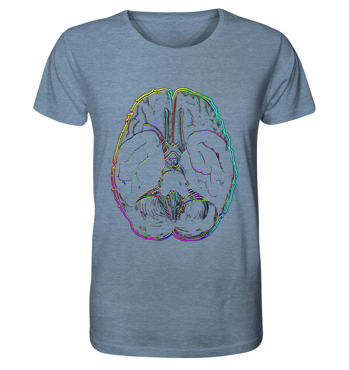 Braincolor No.2 - Organic Shirt (meliert), uni