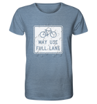 Road Sign 02 - Organic Shirt (meliert)