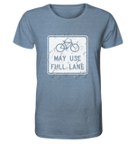 Road Sign 02 - Organic Shirt (meliert)