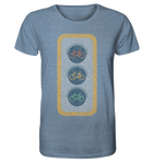 Fahrradampel 02 - Organic Shirt (meliert)