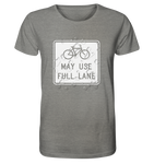 Road Sign 02 - Organic Shirt (meliert)
