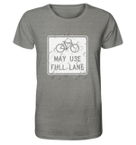 Road Sign 02 - Organic Shirt (meliert)