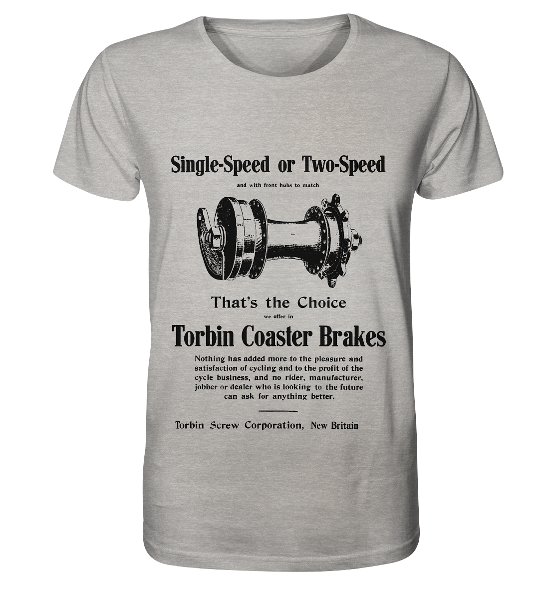 Torbin Coaster - Organic Shirt (meliert)