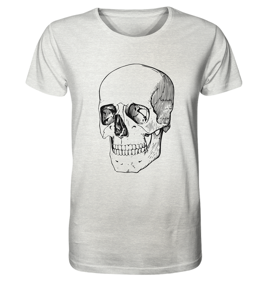 Totenkopf Black No.1 - Organic Shirt (meliert), uni