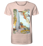 Großer Wasserfall - Organic Shirt (meliert)