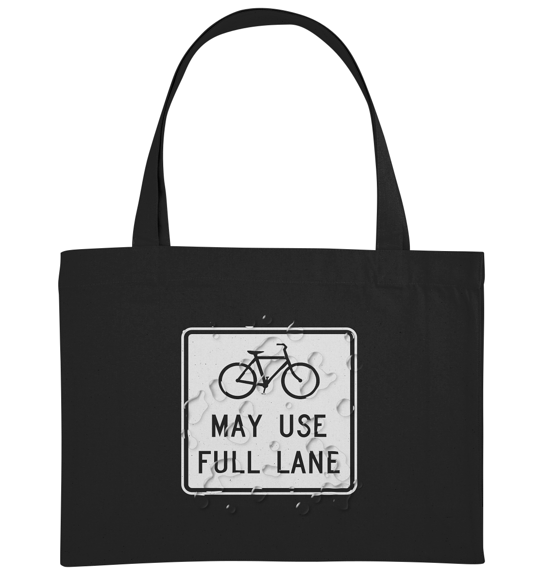Road Sign 02 - Organic Shopping-Bag