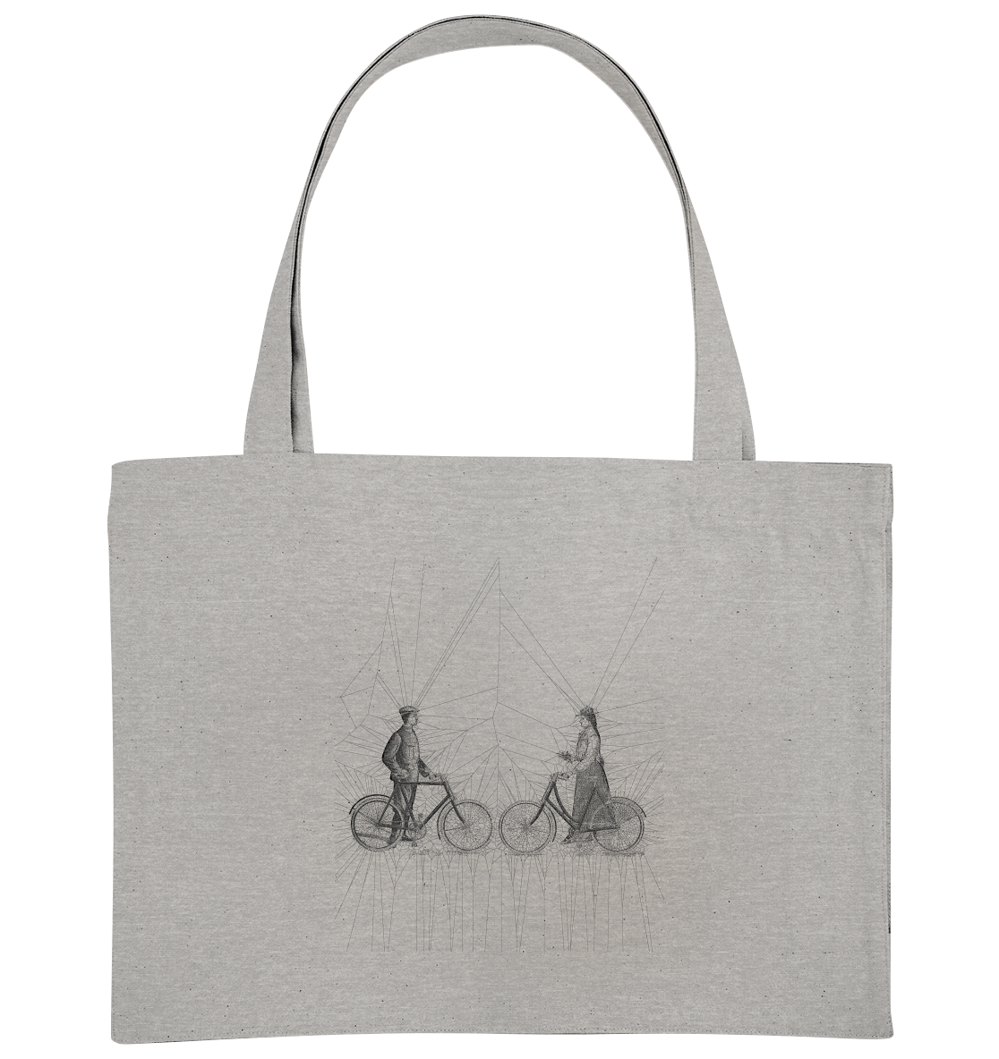 Radfahrer 1900 No.1 - Organic Shopping-Bag, uni