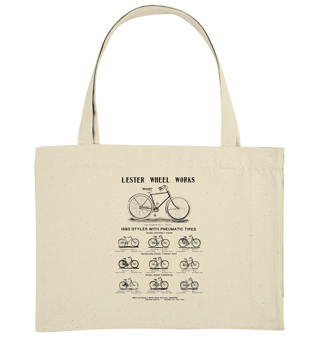 Lester Wheel Works - Organic Shopping-Bag