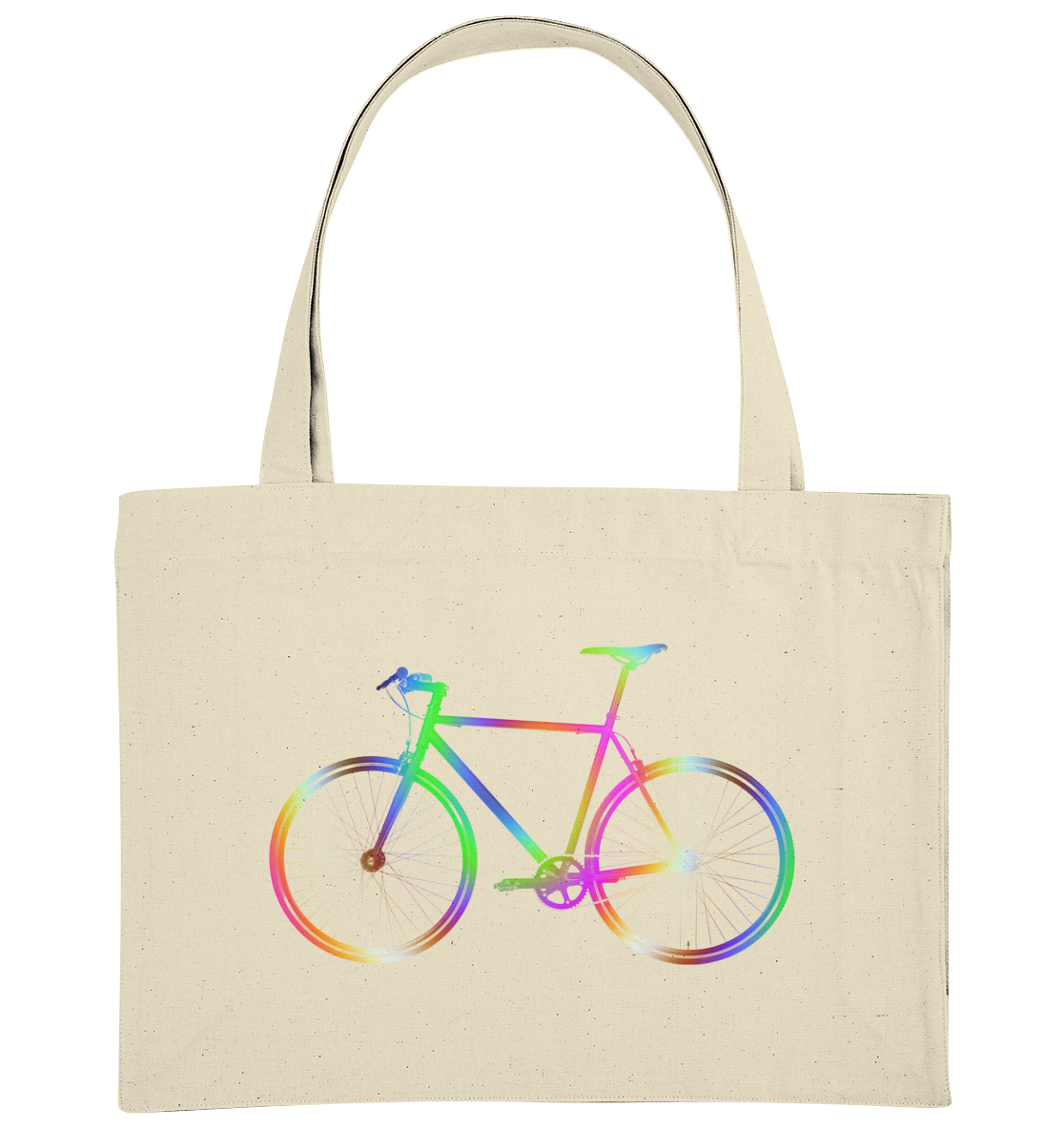 Fixie No. 2 bunt - Organic Shopping-Bag