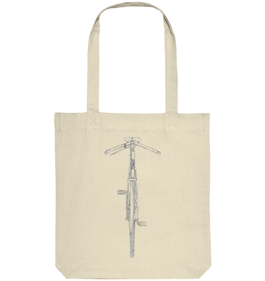 Rennrad Single Speed No. 2 - Organic Tote-Bag