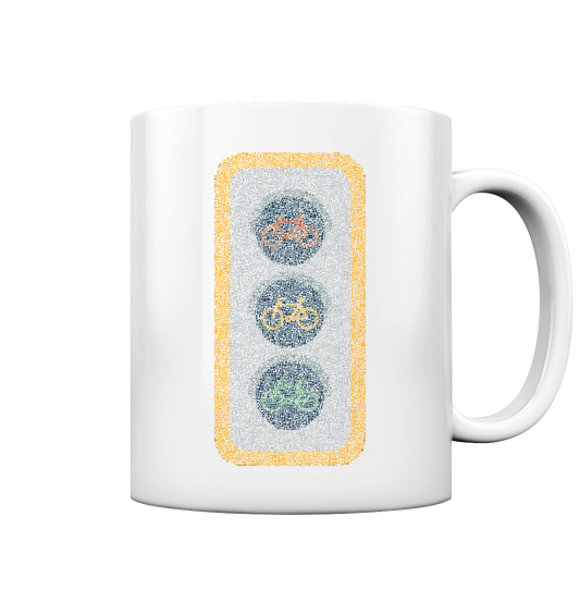 Fahrradampel 02 - Tasse glossy