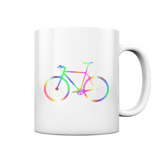 Fixie No. 2 bunt - Tasse glossy