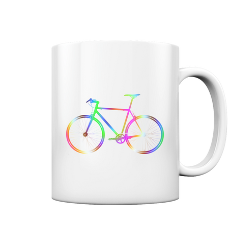 Fixie No. 2 bunt - Tasse glossy