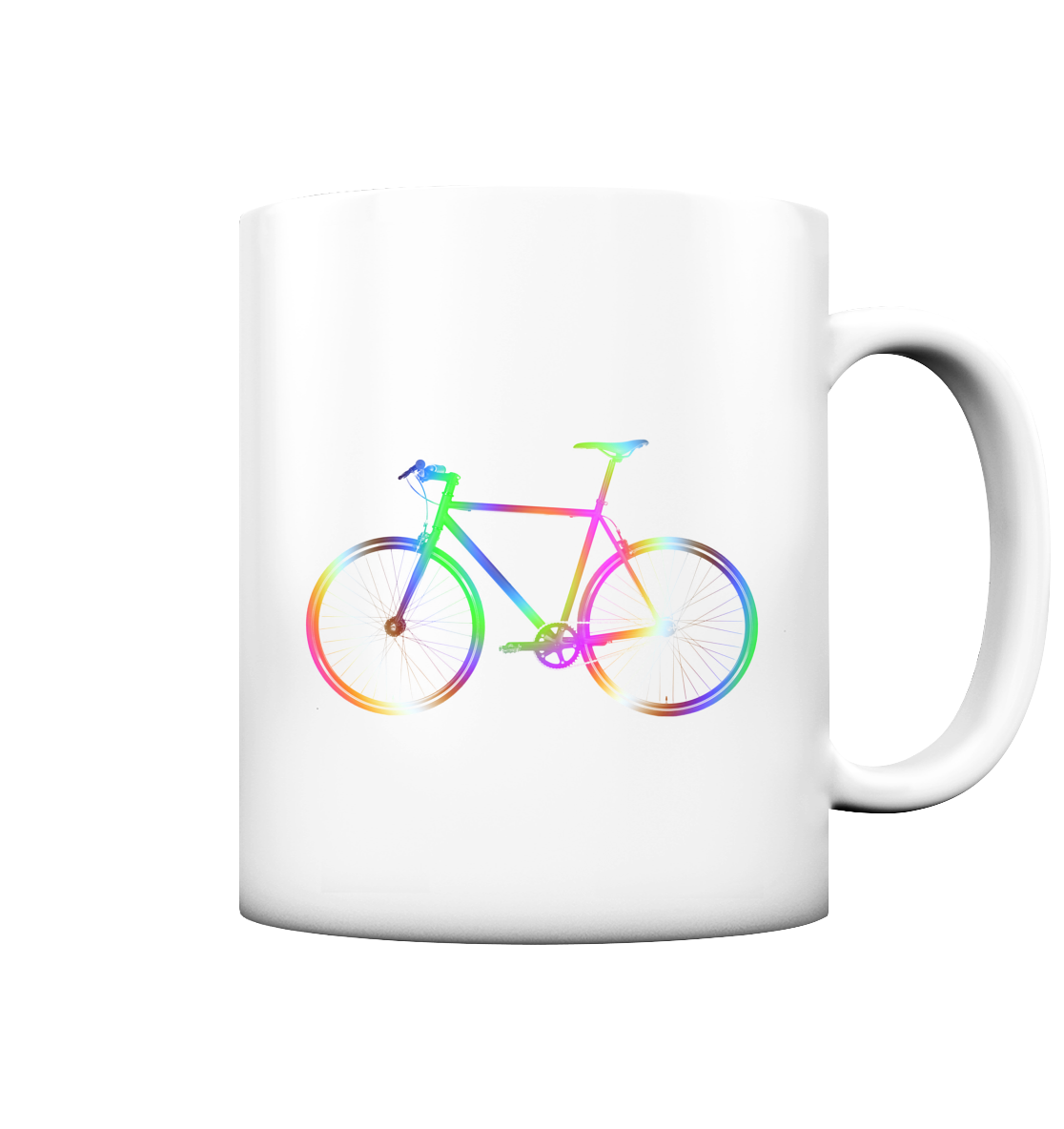 Fixie No. 2 bunt - Tasse matt