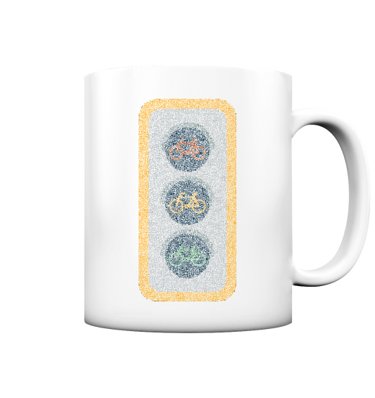 Fahrradampel 02 - Tasse matt