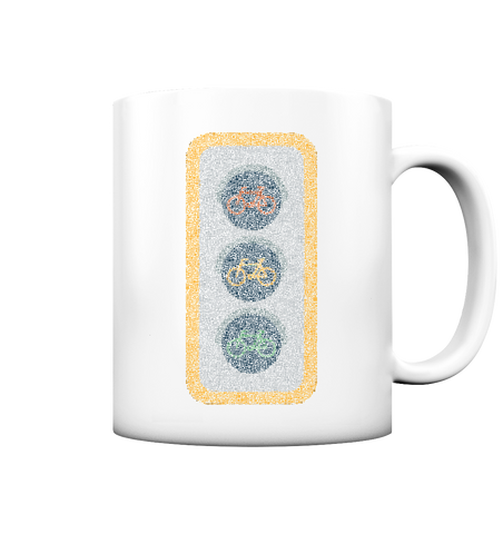 Fahrradampel 02 - Tasse matt